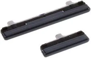 2Pcs/Set Side Key Power and Volume Buttons For Samsung Galaxy Note 10+ Plus N975 (Black)
