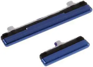 2Pcs/Set Side Key Power and Volume Buttons For Samsung Galaxy Note 10+ Plus N975 (Blue)