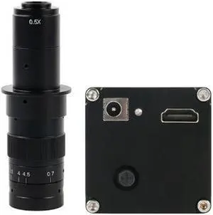 1080P HDMI Digital Electron Industrial Microscope Video Microscope Camera & 180X C-Mount Lens For PCB Soldering