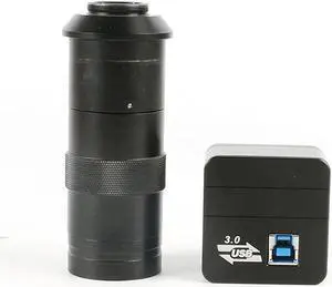5MP USB 3.0 High Speed 1/2.5" Industry Digital Video Microscope Camera 100X C-Mount Lens For Phone Repair