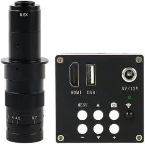 NEW 16MP HDMI Industrial Electronic Digital Video Microscope & 180X C-Mount Lens Support U disk Storage Video with Pictures