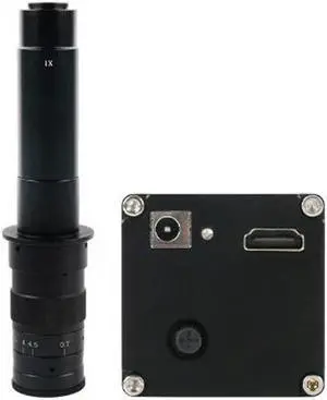 HD 1080P HDMI Digital Electron Industrial Microscope Video Microscope Camera & 300X C-Mount Lens For PCB Soldering