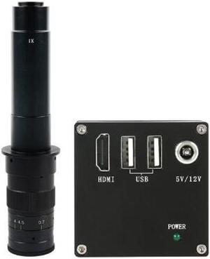 2MP 1/2.8" 1080P 60F/S HDMI Industrial Video Microscope Camera & 300X C-Mount Lens For Phone Tablet PC PCB IC Observe Soldering