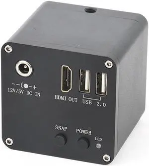 12MP 1080P 60FPS 4K FHD HDMI C Mount Digital Industrial Video Microscope Camera Video Image Storage UI Measurement Scale