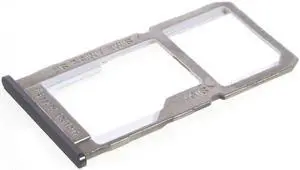 Dual SIM MicroSD SD Card Tray Holder Slot For OnePlus X (Grey)