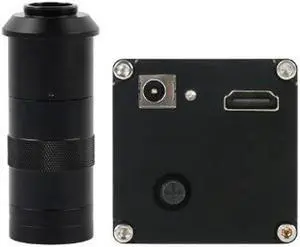 HDMI Electronic Digital Industrial Video Microscope & 100X C-Mount Lens For Phone Repair Soldering