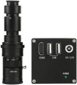 2MP 1/2.8" 1080P 60F/S HDMI Industrial Video Microscope Camera & 500X C-Mount Lens For Phone Tablet PC PCB IC Observe Soldering