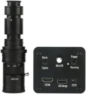 1080P HD HDMI Industrial Electronic Digital Video Microscope Camera & 500X C-Mount Lens