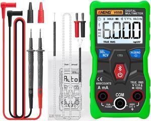 ANENG V05B Digital Bluetooth Multimeter 6000 Counts Professional Analog Multimeter AC/DC Currents Voltage Mini Testers True RMS Multimetro - Green