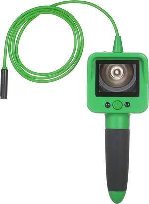 Household Endoscope 2.4-inch LCD Digital Industrial Borescope Micro Inspection Camera Waterproof Lens and Flexible Cable for Vehicle Air Conditioner Repairing