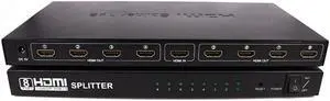 High Quality High Definition HDMI Distributor One In Eight Out One Fen Eight 1080p