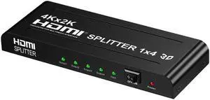 HD HDMI Distributor 1:4 4kx2k HDMI One In Four Out Switch