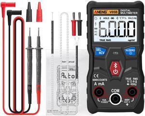 ANENG V05B Digital Bluetooth Multimeter 6000 Counts Professional Analog Multimeter AC/DC Currents Voltage Mini Testers True RMS Multimetro - Black