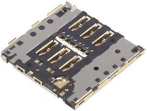 5 pcslot SIM Card Reader Contact Repair Parts for Huawei Ascend P7  P8 Lite