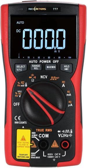 RM777 Digital Multimeter 9999 Professional True RMS Analog Tester Multimetro Capacitor NCV AC/DC