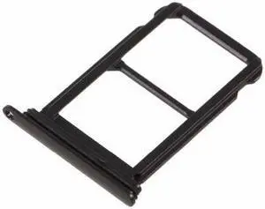 5pcs/lot Dual SIM Card Tray Slot Part For Huawei P20 Pro SIM Card Tray Holder Slot Adapter Replacement Parts (Black)