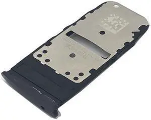 5PCS For Moto One Zoom New Sim Card Adapter SD Card Tray Holder Replacement Parts (Black)