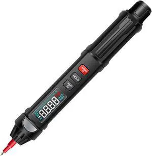 ANENG A3008 Pen Multimeter 6000 Counts Digital Multimeter Meter Tester with LCD Display Backlight Flashlight NCV Auto-off Multiple Accessories for Voltage Current Resistance Capacitance Diode Continui