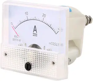 DC Ampere Meter 30A Analog VU Meter AMP Ammeter 0-30A DC Current Meter Doesn't Need Shunt Amp Meter Amperimetro