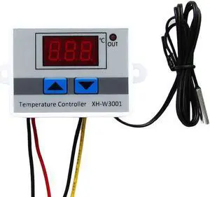 Xh-W3001 Digital Thermostat Temperature Switch Microcomputer Temperature Controller Temperature Control Switch - 110-220V/1500W