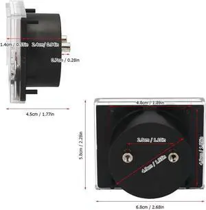 Analog Current Panel Meter Ammeter Gauge Class 2.5 Accuracy DC 0-15A Analog Ammeter Ampere Measurement Tester Gauge Panel