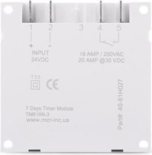 BIG LCD 1.6 Inch Digital 12VDC 7 Days Programmable Timer Switch With UL Listed Relay Inside And Countdown Time Function
