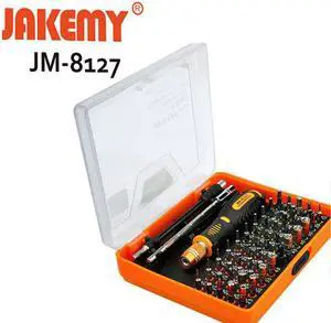 Jakemy JM-8127 Interchangeable Magnetic 54 in 1 Multipurpose Precision Screwdriver Set Repair Tools for Cellphone PC