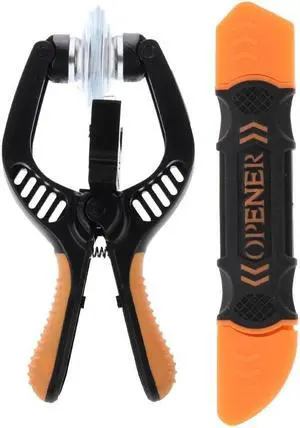 JAKEMY JM-OP14 2 in 1 LCD Screen Separate Pliers & Flexible Double-end Metal Opening Prying Tool Compatible for Samsung / iPhone / iPad / Laptop / Tablet PC