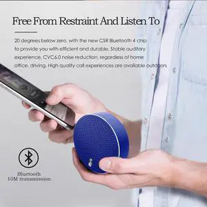 Awei Y800 Mini Bluetooth Speaker Wireless Speaker 3D Stereo Laptop Portable TF Card Audio USB Music Player PC Speaker (Black)
