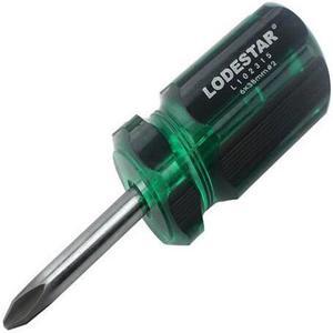 Slotted/Phillips head Screwdriver with colorful Ultra-short magnetic mini screwdriver LODESTAR L102315