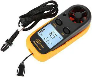 BENETECH GM816 Digital mini Anemometer Anemometro Thermometer Wind Speed Gauge Meter LCD Hand-held Measure tool