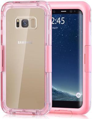 Atombros IP68 Waterproof Case For Samsung Galaxy S9 Plus Cover Plastic Shockproof Underwater Swiming Shell Skin Funda Pink