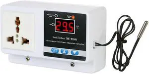 GeekTeches Electronic TMC-W3500 AC110-250V High Precision LCD Digital Temperature Controller Thermocouple Thermostat with Socket And Waterproof Sensor Probe