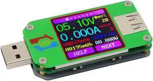RD UM24 USB 2.0 Color LCD Display Tester Voltage Current Meter Voltmeter Ammeter Battery Charge Cable Impedance Measurement No Communication Version
