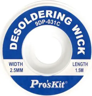 Pro'skit 9DP-031C Desoldering wick width 2.5mm length 1.5mm Accessory solder remover hand tools electronics