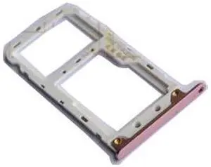 Nano SIM/ Micro SIM Card Tray Holder Micro SD Card Slot Holder Adapter for Xiaomi Redmi Note 5 Pro (Pink)
