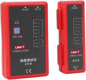 UNI-T UT681L Portable Cable tester Line detector Tests Ethernet cables and telephone lines with RJ45 and RJ11 interface