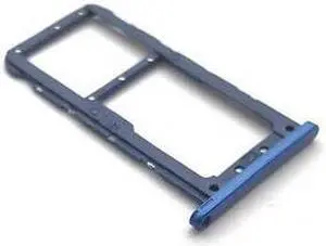SD Card Slot Holder For Huawei P20 Lite/Nova 3E SIM Card Adapter Replacement Part (Blue)
