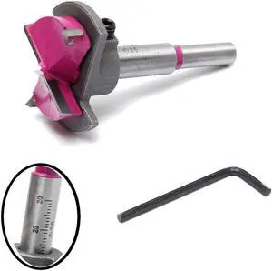 35MM Carbide Tipped Hinge Cutter Wood Positioning Drill Bit Reamer With Guide