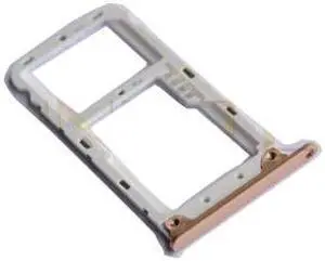 Nano SIM/ Micro SIM Card Tray Holder Micro SD Card Slot Holder Adapter for Xiaomi Redmi Note 5 Pro (Gold)