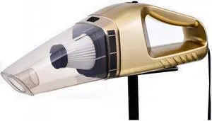 120W Car Vacuum Cleaner Handheld Portable 12V Powerful Auto Cleaning Tool - Golden
