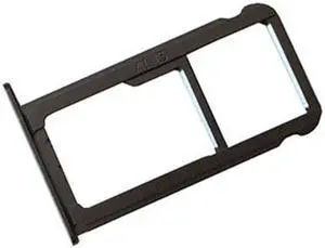 New SIM Card Tray Slot For Huawei P10 Lite Sim Cards Adapters Replacement Parts (Black)