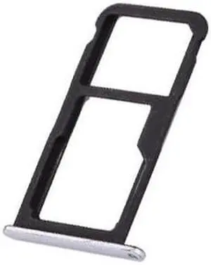 New SIM Card Tray Slot For Huawei P10 Lite Sim Cards Adapters Replacement Parts (White)