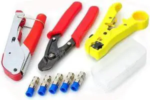 WLXY WL-35 Coaxial Cable Crimping Plier / Cutter / Stripper Tool Set