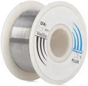 WLXY WL-0310 0.3mm Lead Tin Soldering Wire Wick Roll - Silver