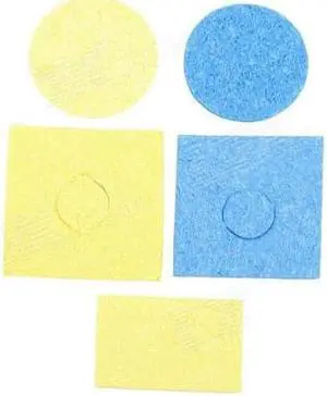 WLXY WL-501 5-in-1 Cleaning Cottons Set for Soldering Iron Head - Yellow + Blue