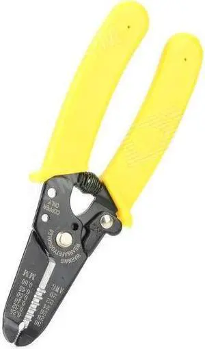 WLXY WL-5023 Repair Tool 0.25~0.8mm Wire Stripper Cutter Clamp - Yellow + Black