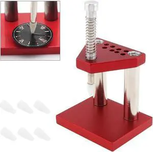 7pcs/set Professional Watch Needle Presser Watchmaker Repair Tool with Plastic Head for Watch Repair