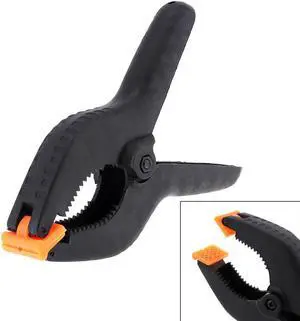 6 Inch Multifunction Nylon Spring Clamps Fixed Clip with A-type and 65mm Maximum Opening for Fixing DIY Lighting Photography Plate