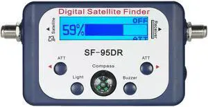 Digital Satellite Finder Satellite Signal Meter Digital Satellite Signal Finder Meter with LCD Digital Satfinder with Compass